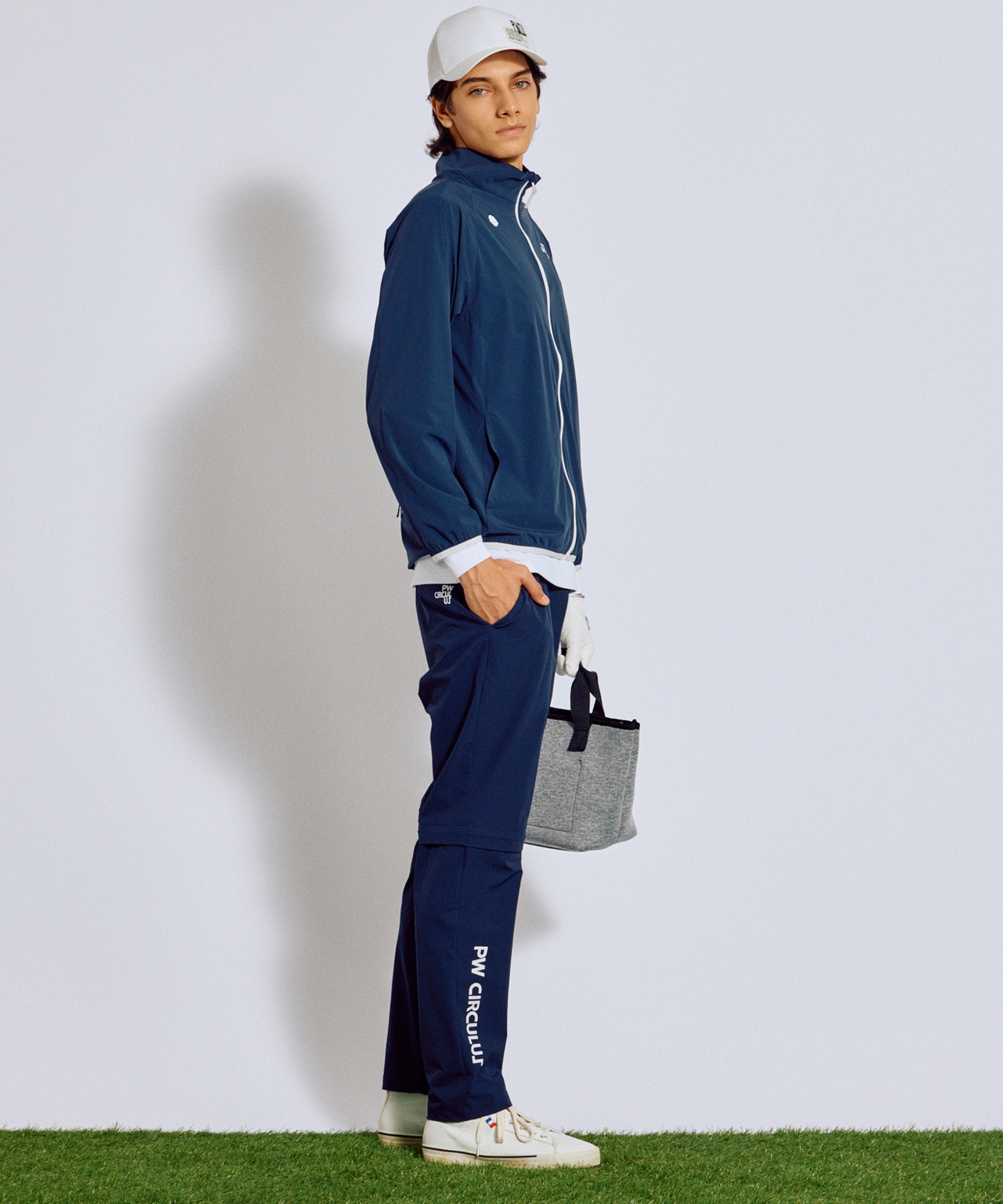 PWCIRCULUS,ピーダブ,PW,ゴルフウエア,MENS,ゴルフ,２WAY,寒暖差,気温24度,気温25度,気温26度,気温27度,JRPNGW0301
