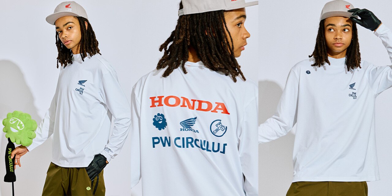PWCIRCULUS,ピーダブ,PW,ゴルフウエア,おススメ,MENS,HONDA,HONDAコラボ,コラボアイテム,ゴルフプレー