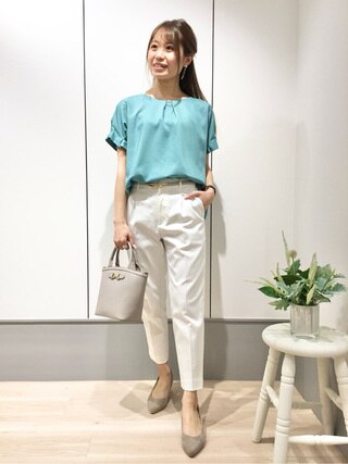 【UVケア】クールタッチミラクルガード テーパード パンツ