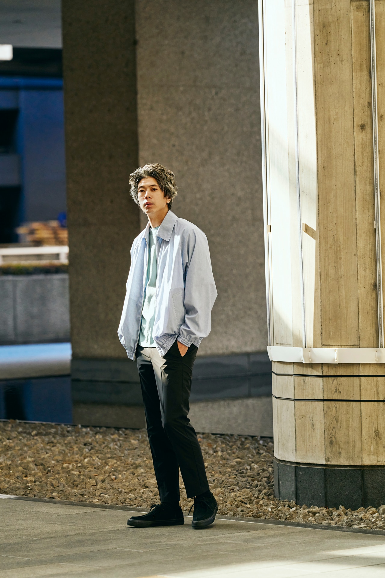 機能美パンツのコーデ