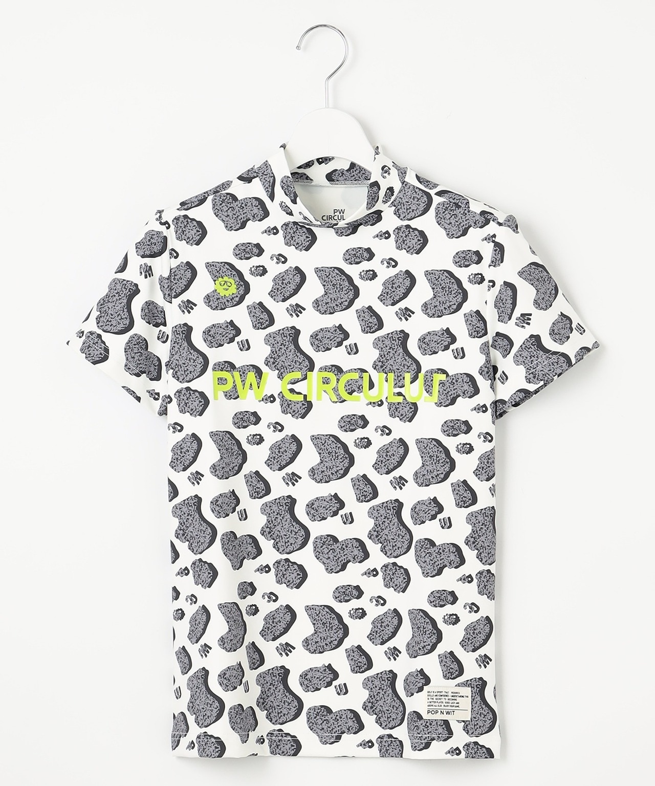 PWCIRCULUS,ピーダブ,PW,ゴルフウエア,モックネック,おススメ,LEDIES,WOMENS,2025春夏,新作ウエア,アニマル柄