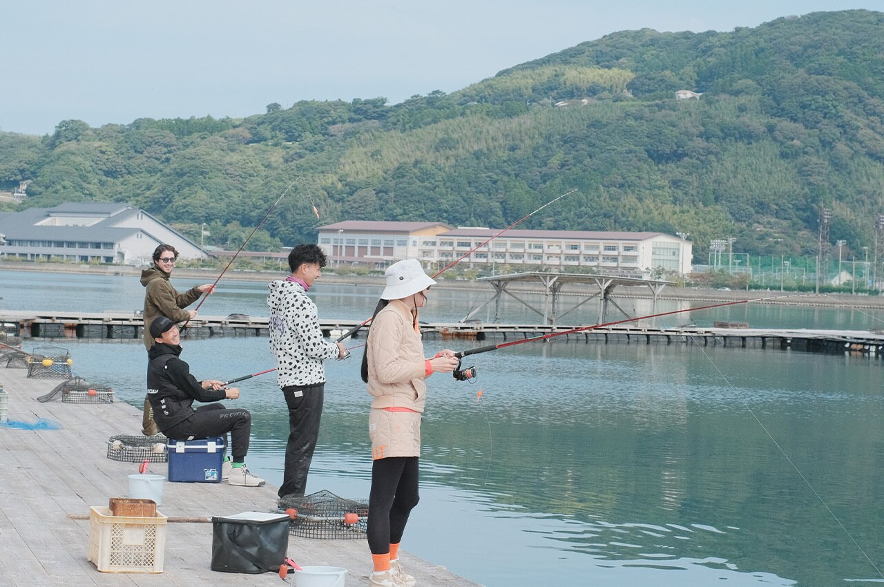 PWCIRCULUS,ピーダブ,PW,ゴルフウエア,POP&WIT&TRIPの第2弾,仮屋湾遊漁センター,みんなで釣りのシーン3