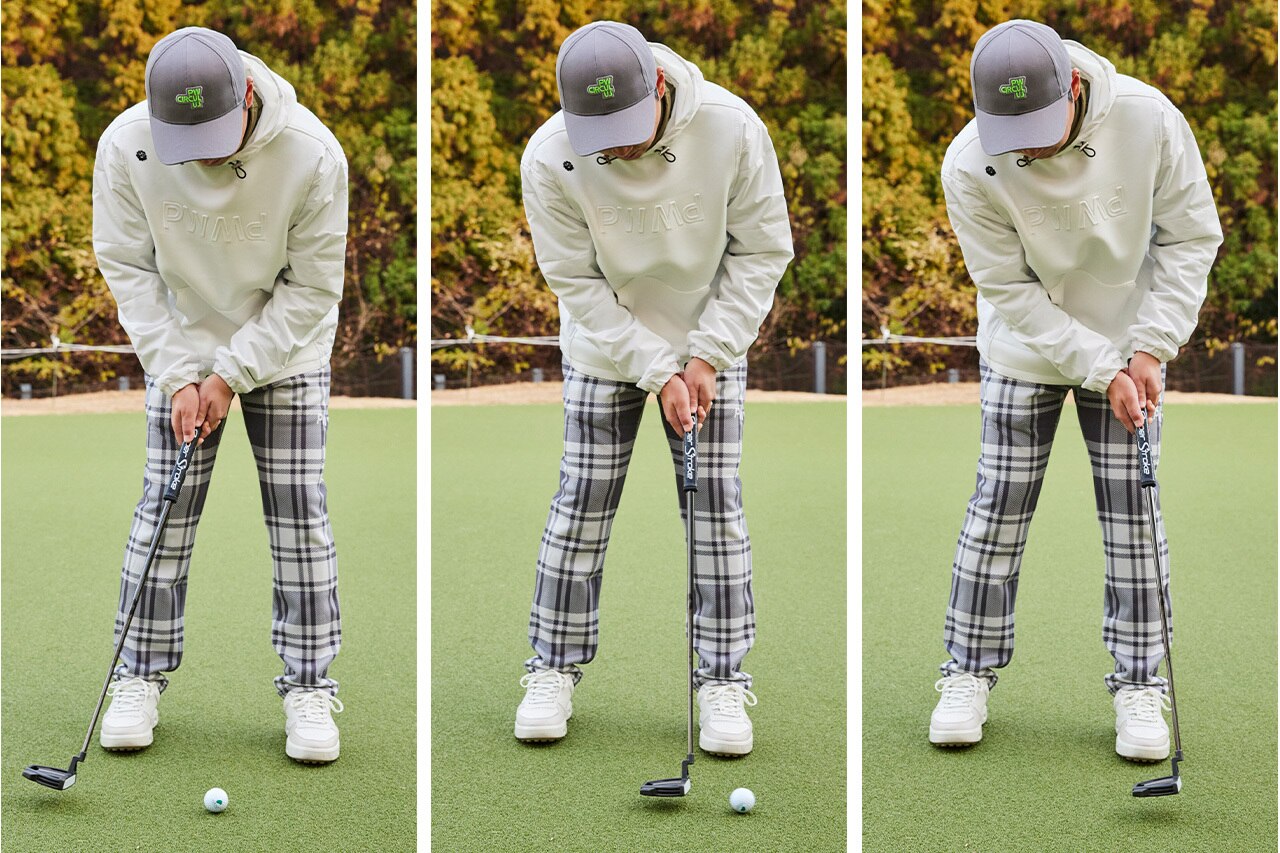 ゴルフ,ゴルフレッスン,菅原大地,パターレッスン,振り幅,基本のパター,正しいパターアドレス