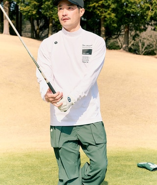 PWCIRCULUS,ピーダブ,PW,ゴルフウエア,モックネック,おススメ,LEDIES,WOMENS,2025春夏,新作ウエア,アニマル柄