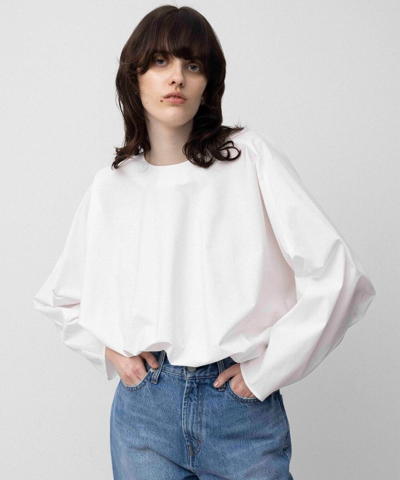 【Nave】コットンブロード ブラウス