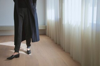 Luxury but relaxing 上質なニットで表現するリラックスムード