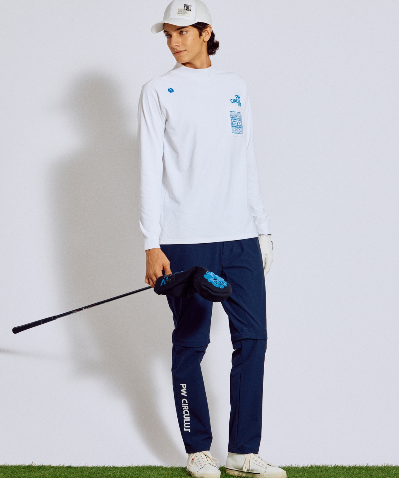 PWCIRCULUS,ピーダブ,PW,ゴルフウエア,MENS,ゴルフ,２WAY,寒暖差,気温24度,気温25度,気温26度,気温27度,PPPNGW0321