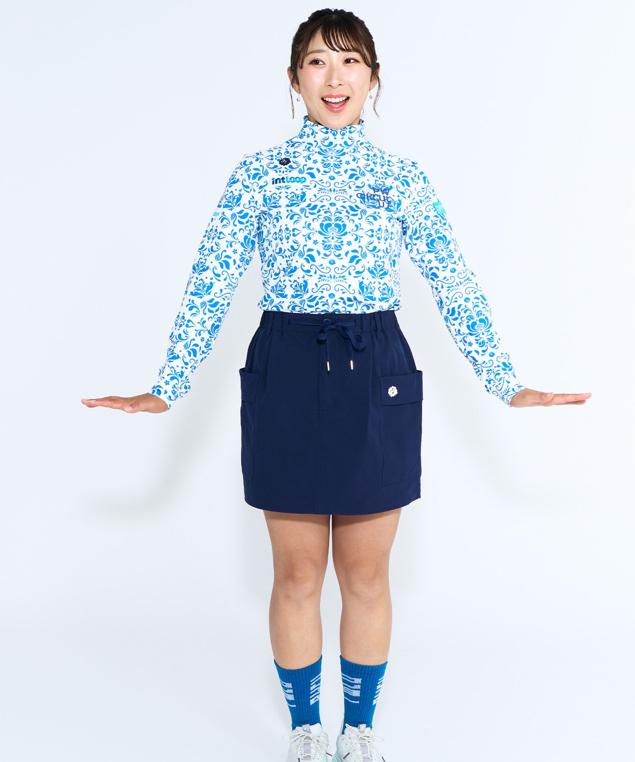 ゴルフ,秋ゴルフ,PWCIRCULUS,ピーダブ,PW,ゴルフウェア,レディース,メンズ,Ladies,mens,永嶋花音,キャラクター,ラウンドスタイル07