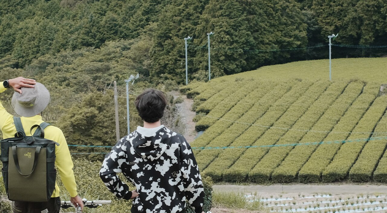 PWCIRCULUS,ピーダブ,PW,ゴルフウエア,POP&WIT&TRIP,佐賀の旅,副島園