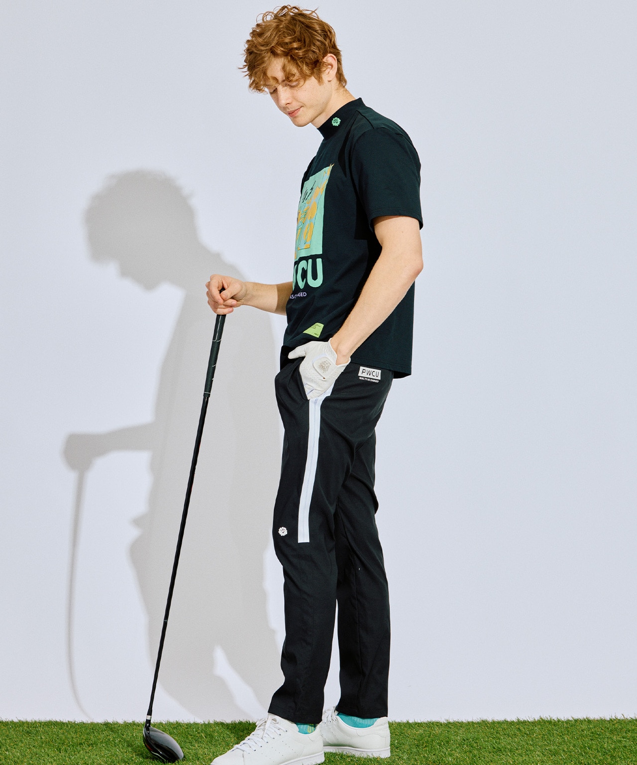 PWCIRCULUS,ピーダブ,PW,ゴルフウエア,モックネック,おススメ,MENS,2025春夏,新作ウエア,グラフィックT