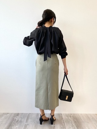 【オフィスカジュアルを格上げ】2WAYボウタイブラウス