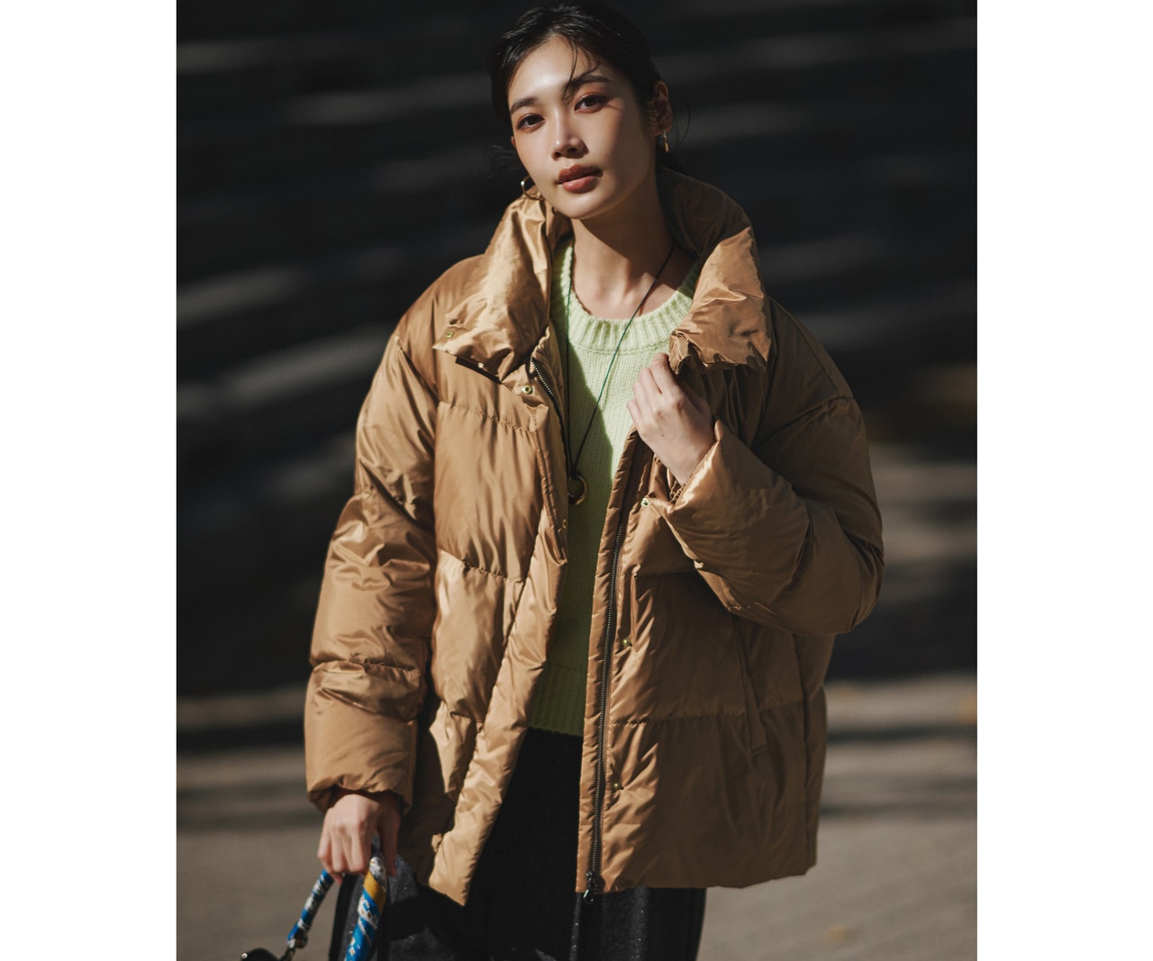 ミドル丈コート