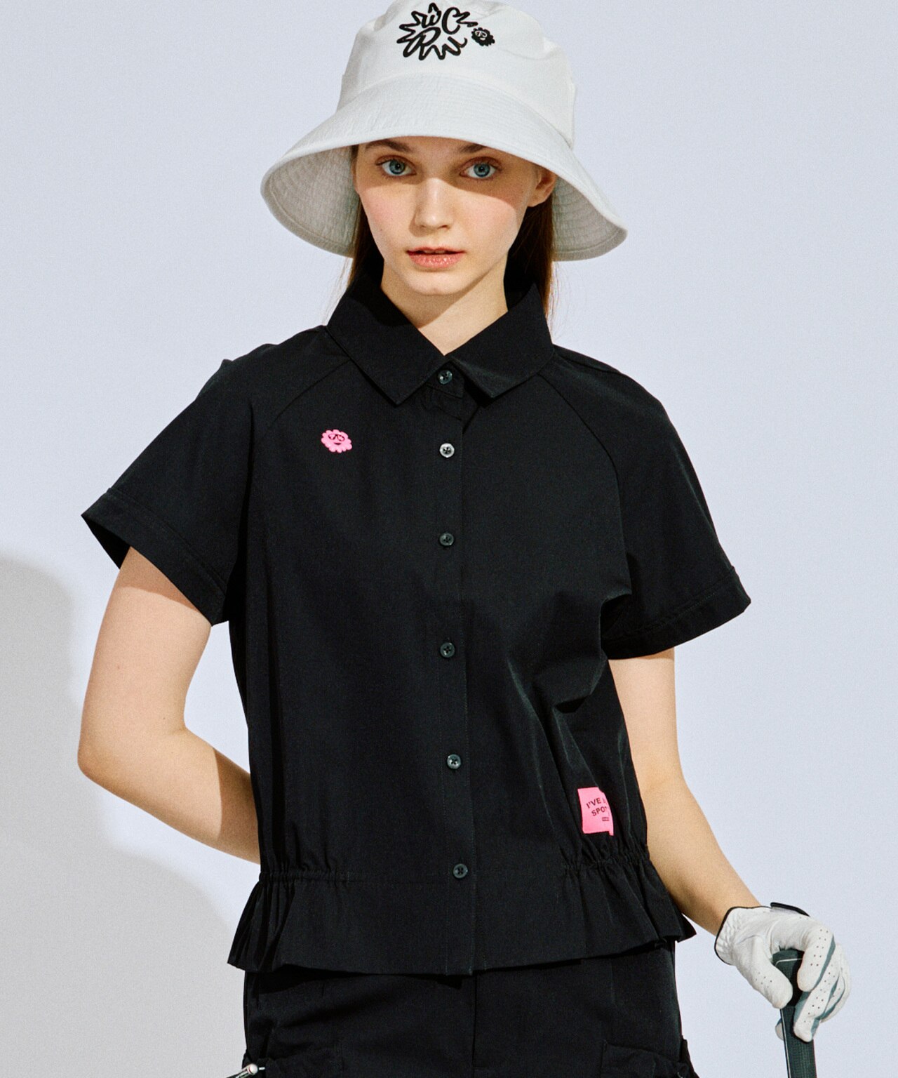 PWCIRCULUS,ピーダブ,PW,ゴルフウエア,モックネック,おススメ,LEDIES,WOMENS,2025春夏,新作ウエア,シャツ