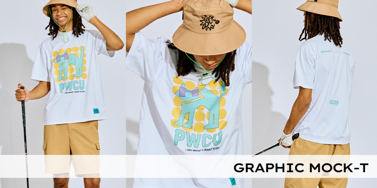 PWCIRCULUS,ピーダブ,PW,ゴルフウエア,モックネック,おススメ,MENS,2025春夏,新作ウエア