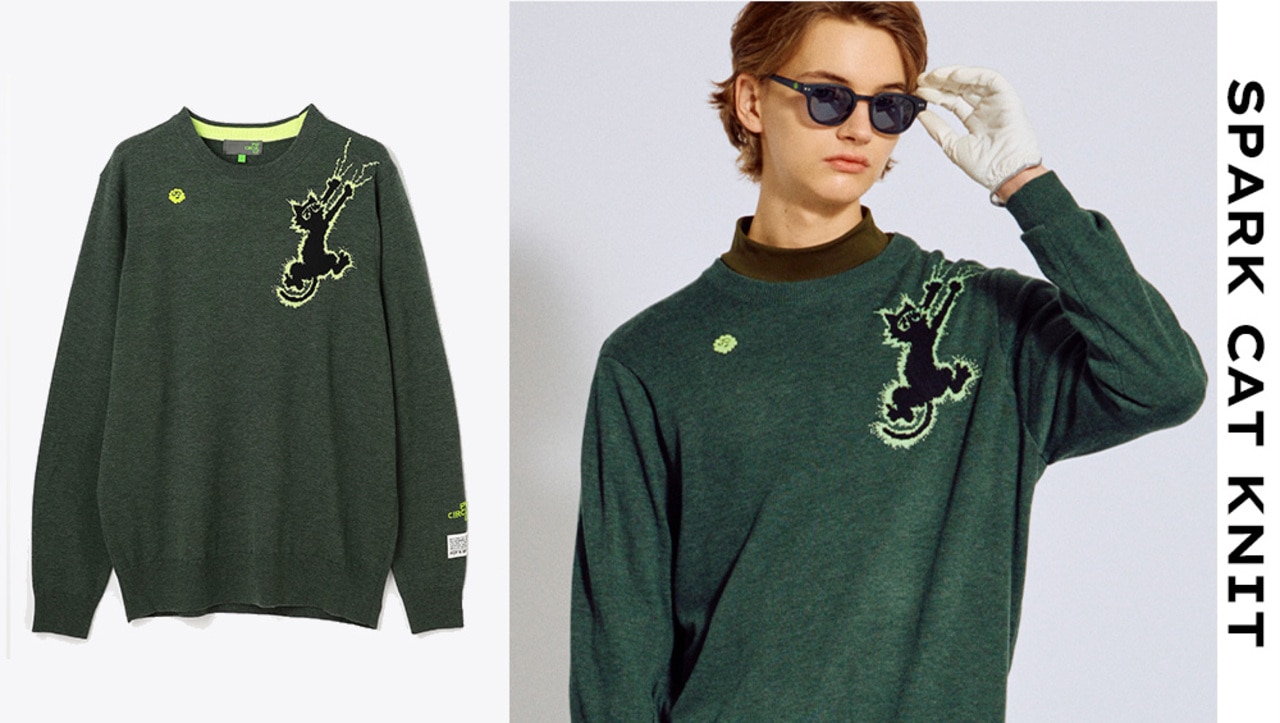 PWCIRCULUS,ピーダブ,PW,ゴルフウエア,モックネック,おススメ,MENS,2025春夏,新作ウエア,ニットモック