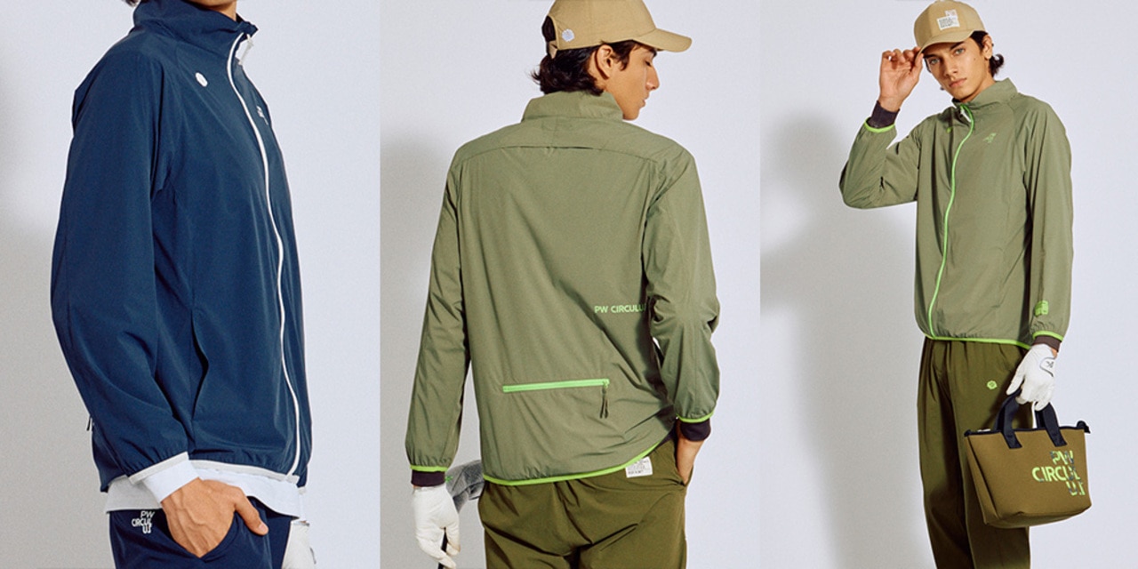 PWCIRCULUS,ピーダブ,PW,ゴルフウエア,MENS,ゴルフ,２WAY,寒暖差,気温24度,気温25度,気温26度,気温27度,JRPNGW0301
