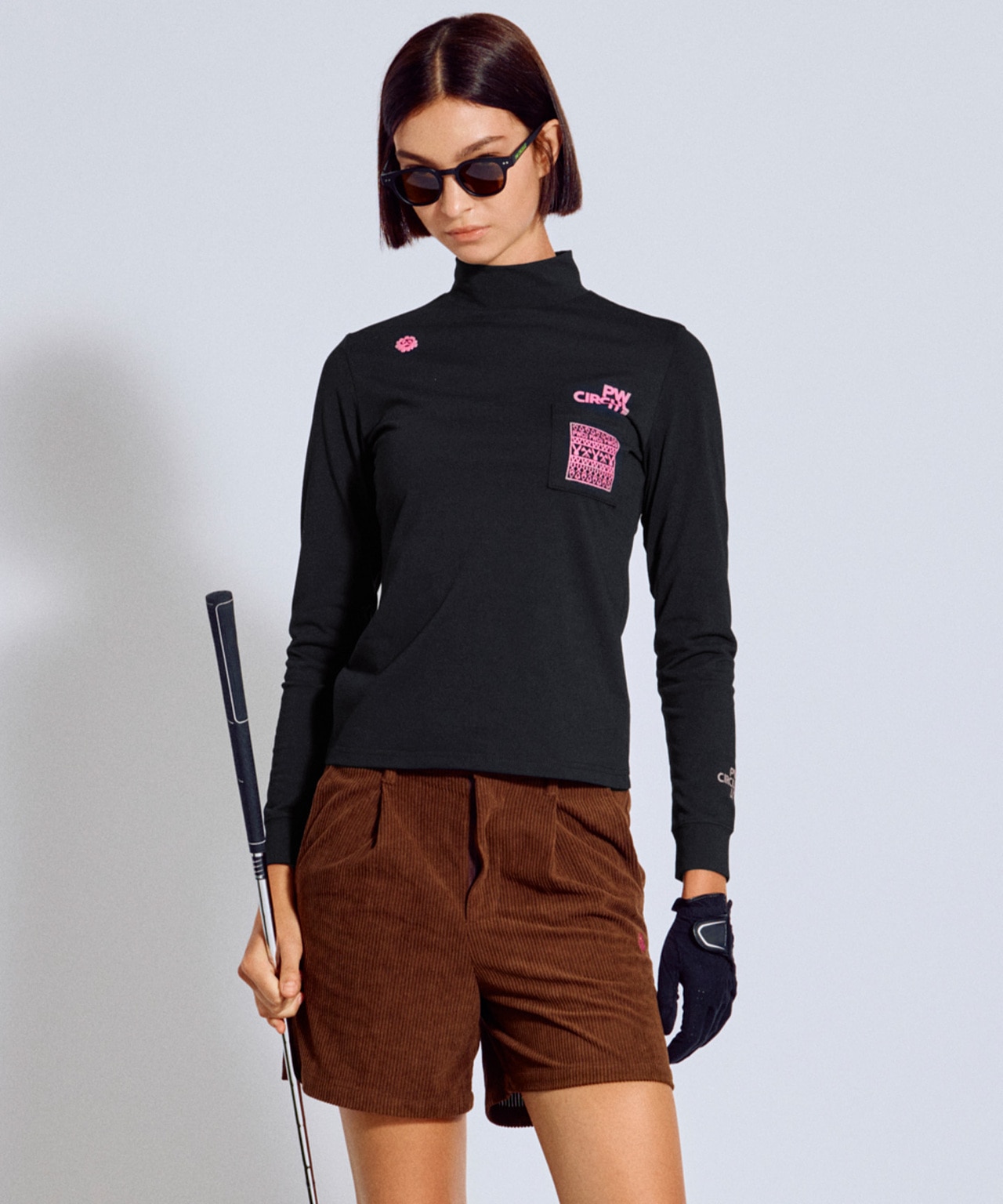 PWCIRCULUS,ピーダブ,PW,ゴルフウェア,モックネック,おススメ,LEDIES,WOMENS,2025秋冬,新作ウェア