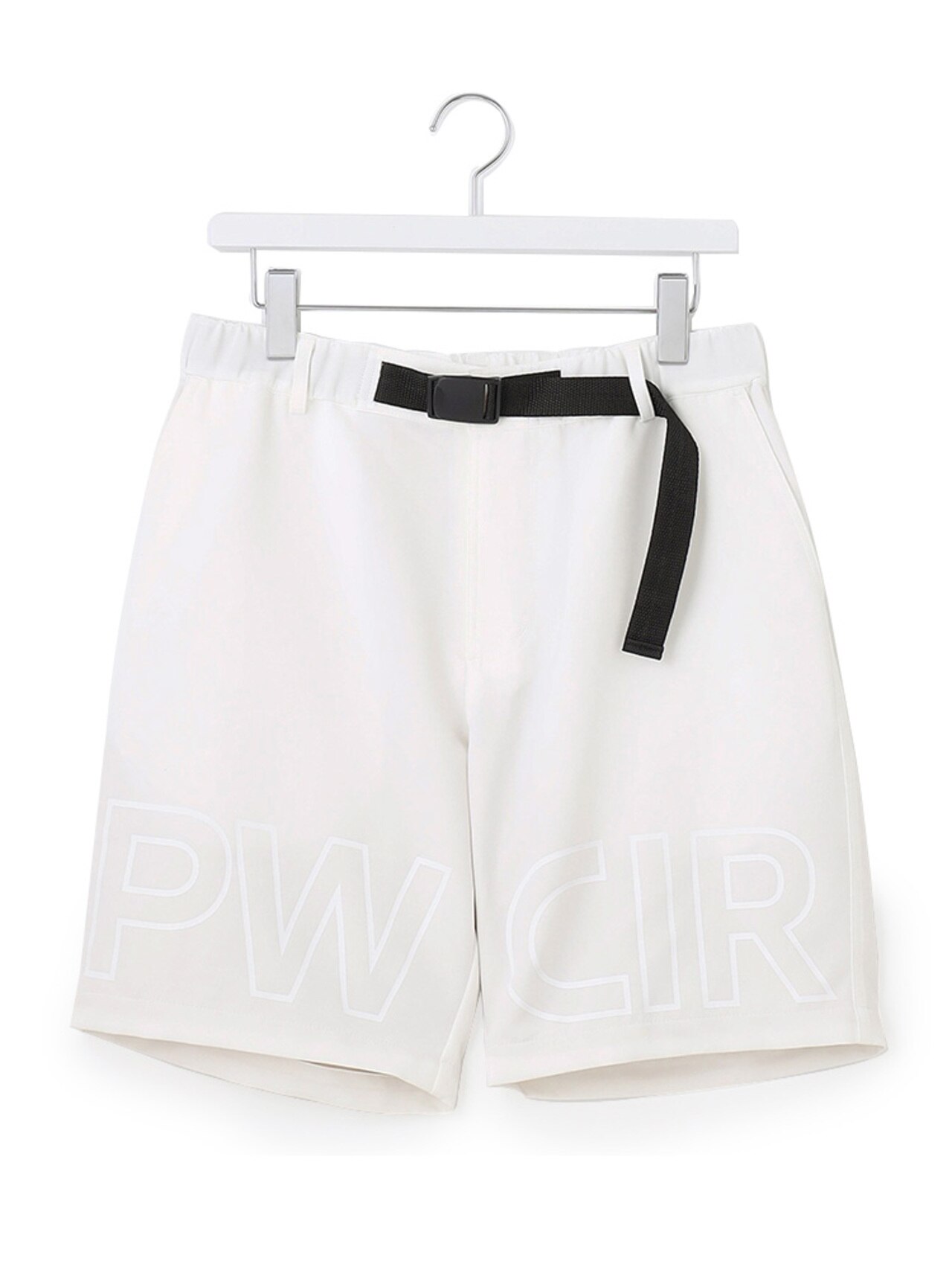 MEN 洗える ベルト ショートパンツ カラー001