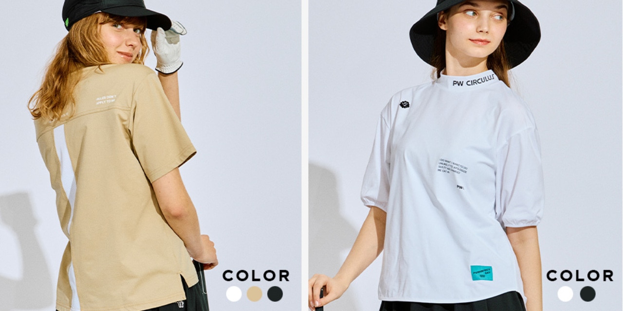 PWCIRCULUS,ピーダブ,PW,ゴルフウェア,モックネック,おススメ,MENS,WOMENS,Ladies,2025春夏,新作ウェア