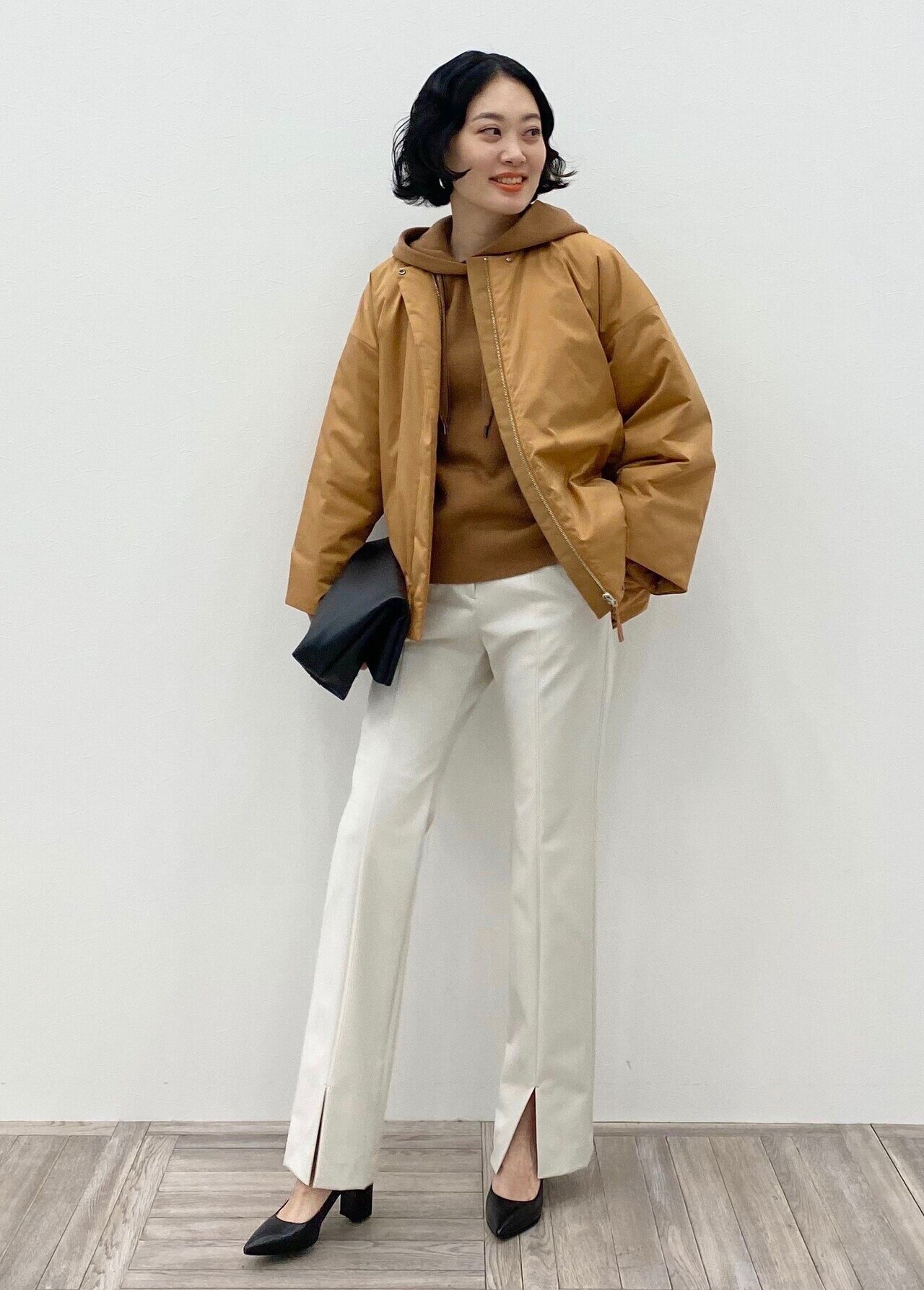 パディング ショートコート