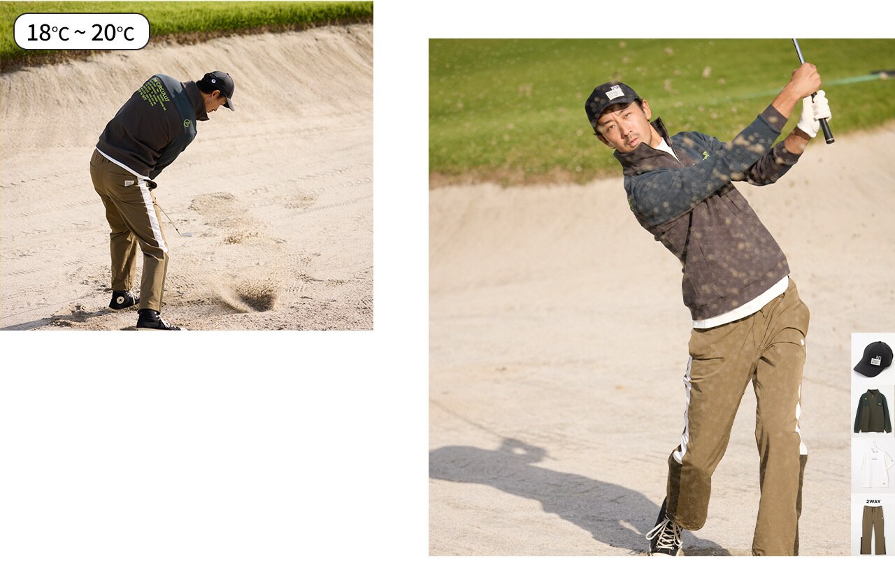 PWCIRCULUS,ピーダブ,PW,ゴルフウエア,MENS,ゴルフ,ウエア,寒暖差,気温18度,気温19度,気温20度,KKPNGW0411