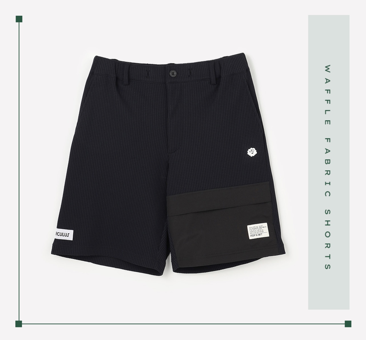 PWCIRCULUS,ピーダブ,PW,ゴルフウェア,パンツ,ゴルフパンツ,ボトム,MENS,2026春夏,新作ウェア,機能性,リラクシング,花粉パンツ,ワッフル,ショーツ