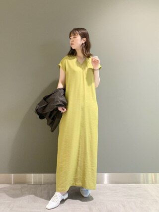 【洗える】 Crumple ワンピース