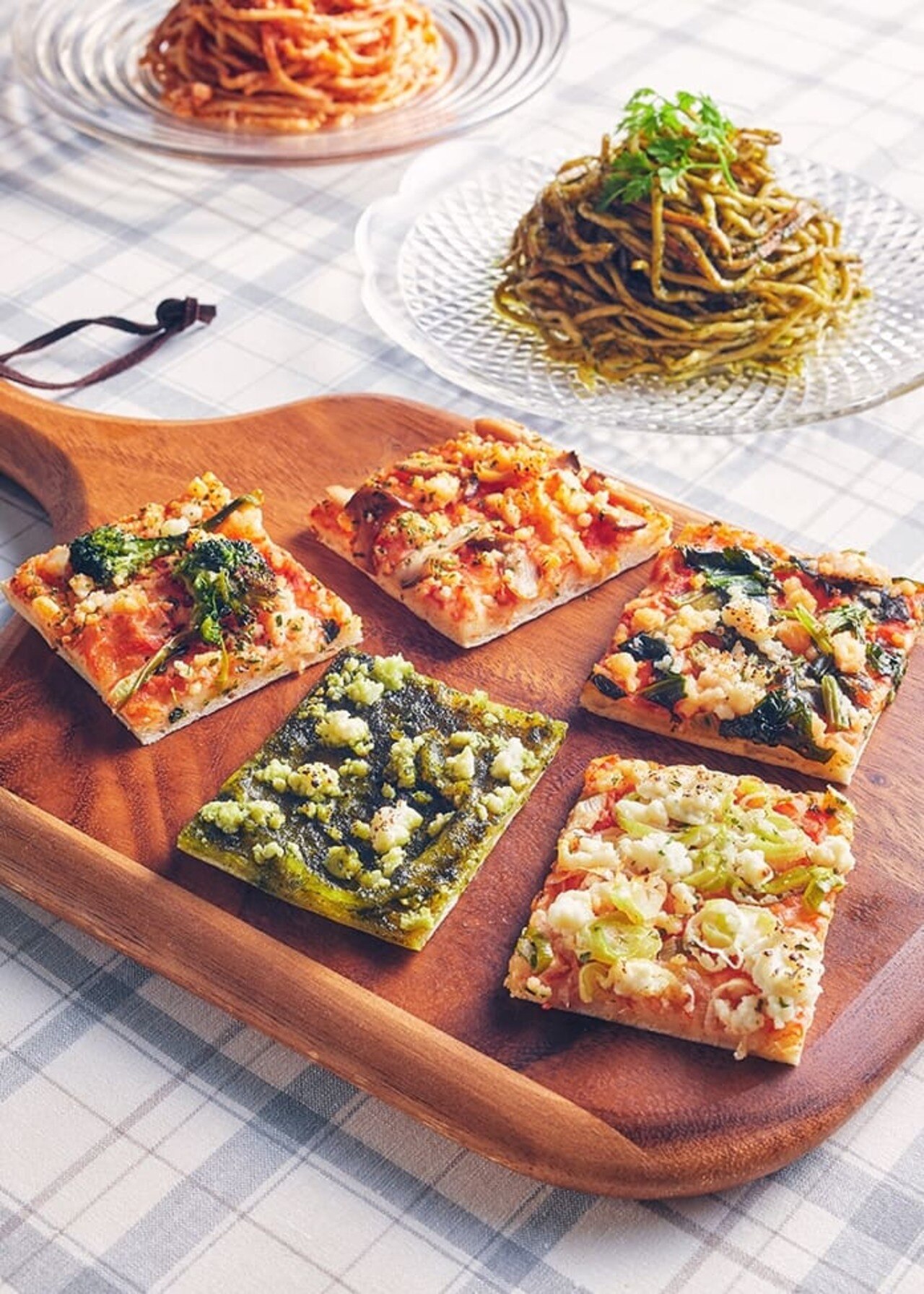 手作り冷製パスタ、天然酵母ピザ