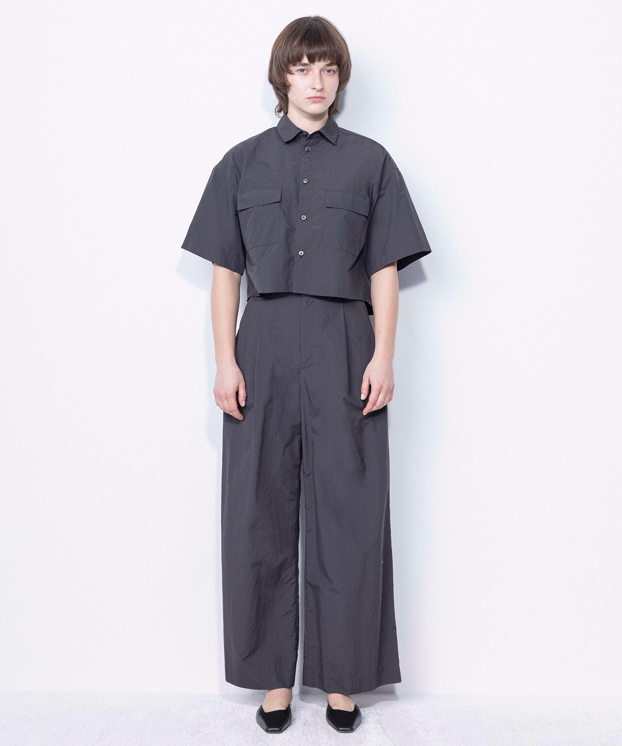 ナイロンタスラン ワイドパンツ