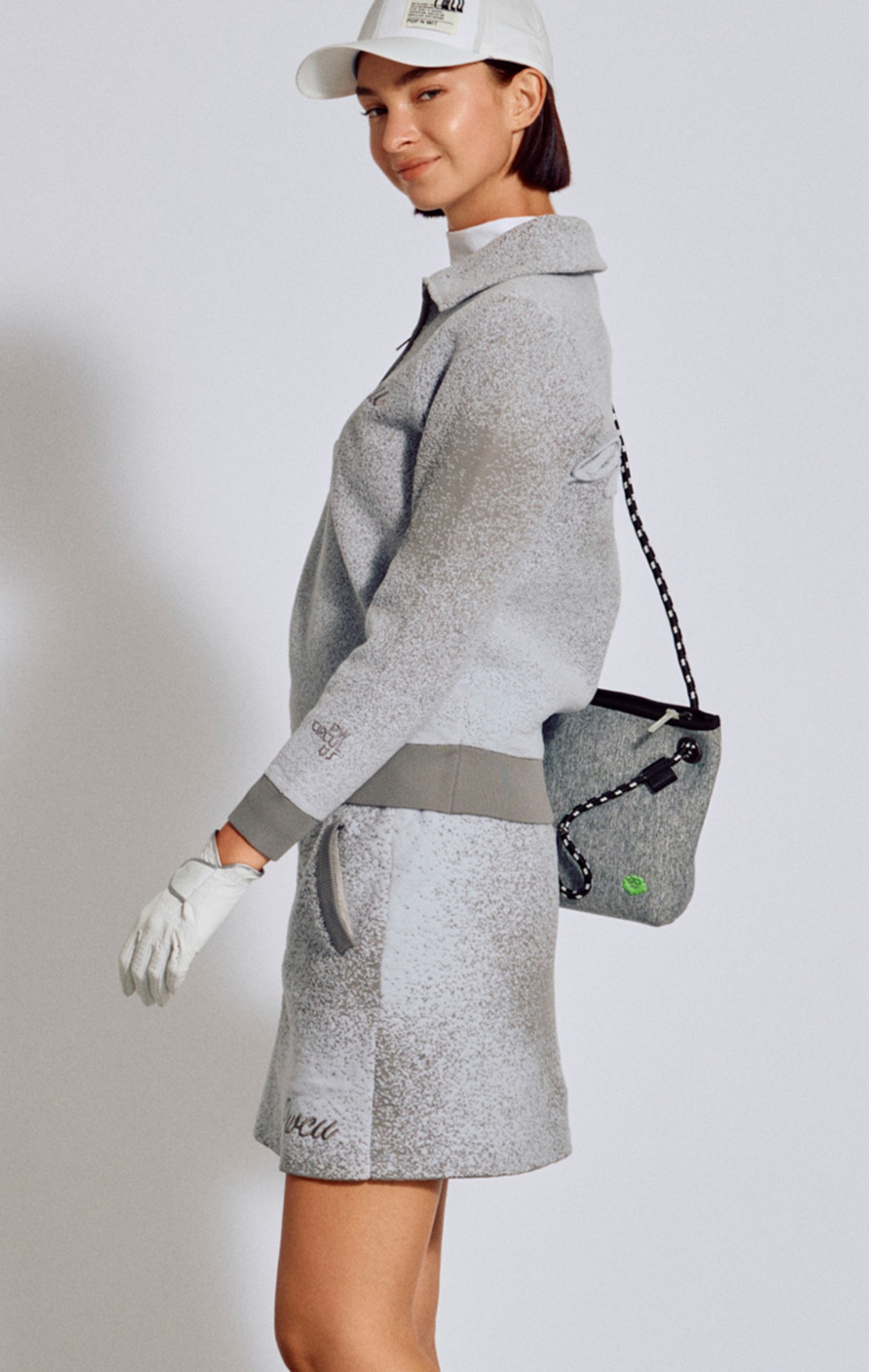 PWCIRCULUS,ピーダブ,PW,ゴルフウエア,ゴルフウェア,気温,最低気温,LADIES,WOMENS,ニット,グラデーションニット