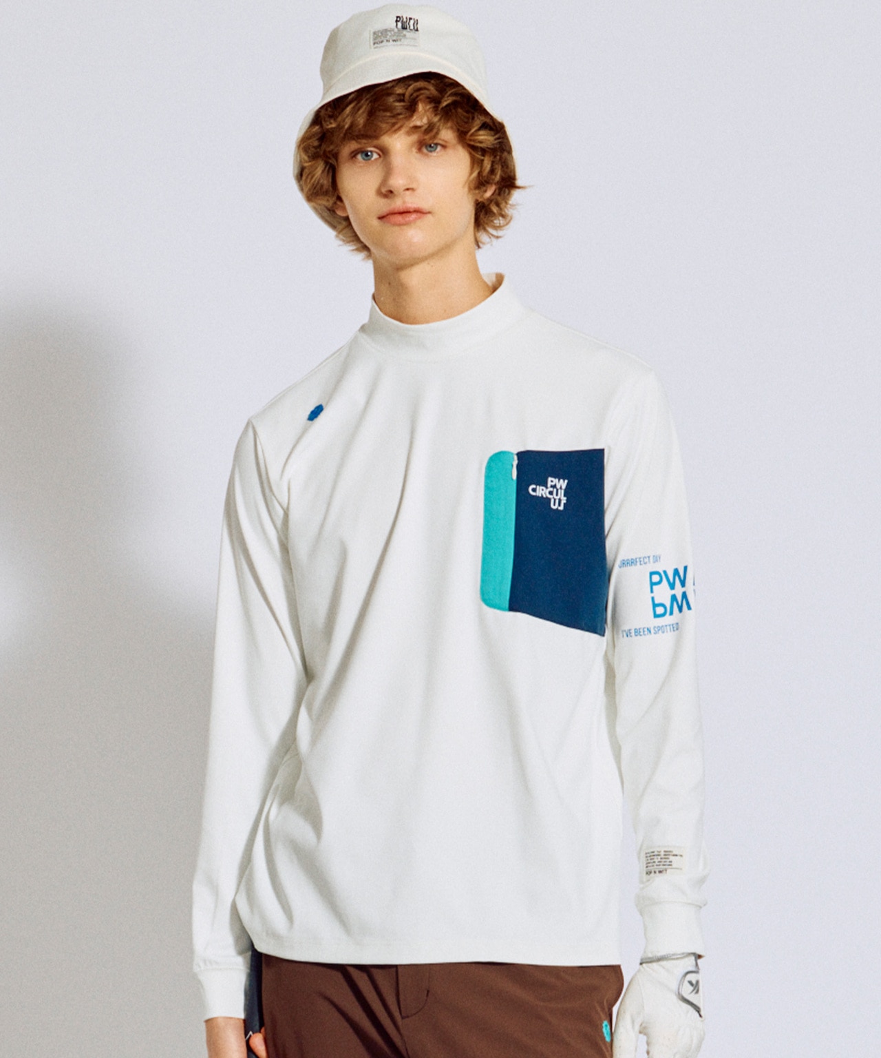 PWCIRCULUS,ピーダブ,PW,ゴルフウェア,モックネック,おススメ,MENS,2025秋冬,新作ウエア