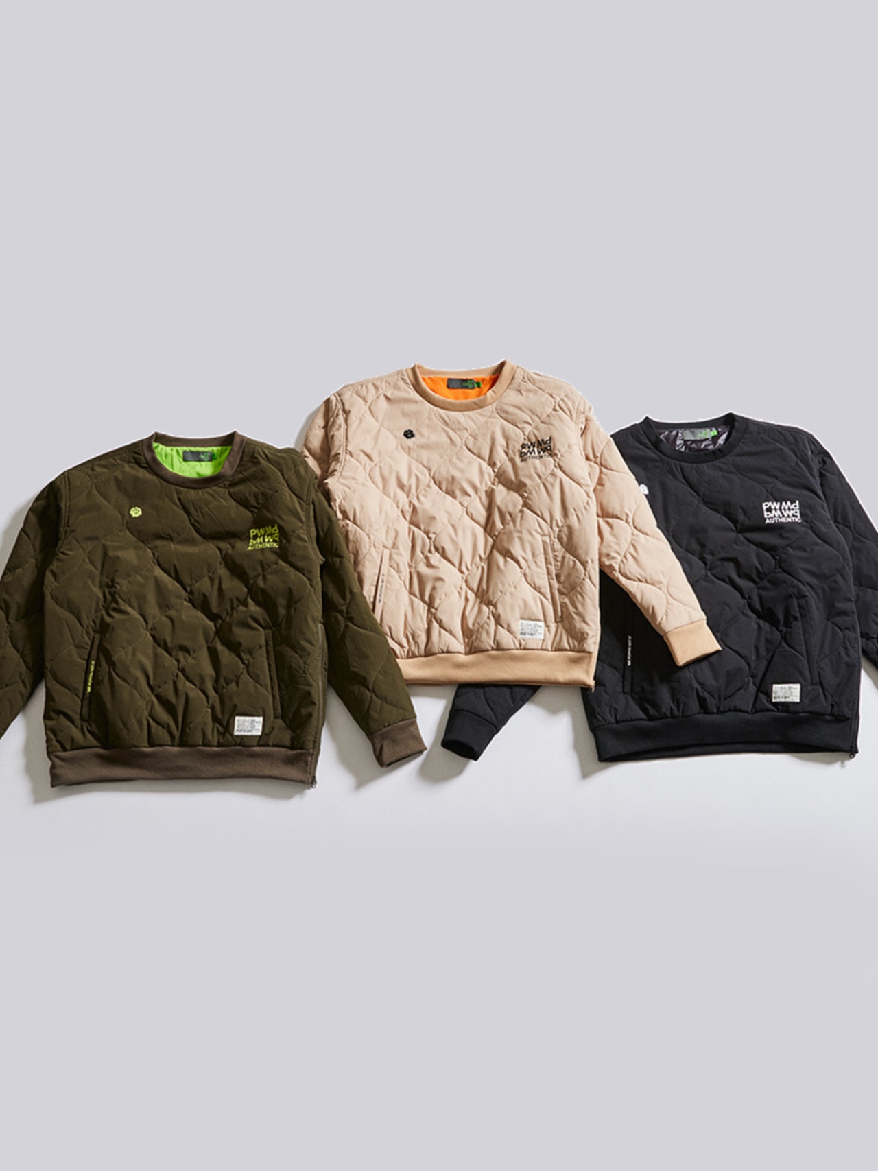 PWCIRCULUS,ピーダブ,PW,ゴルフウエア,おススメ,MENS,阿部プロ,阿部 未悠,ゴルフプレー,キルティング,キルティングブルゾン,ゴルフウェア,キルティングウェアの色違い画像