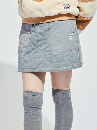 PWCIRCULUS,ピーダブ,PW,ゴルフウエア,おススメ,スカート,LADIES,WOMEN,キルティング,ボトムス,防寒,防風,クリスマスギフト,プレゼント選び,ゴルフプレー