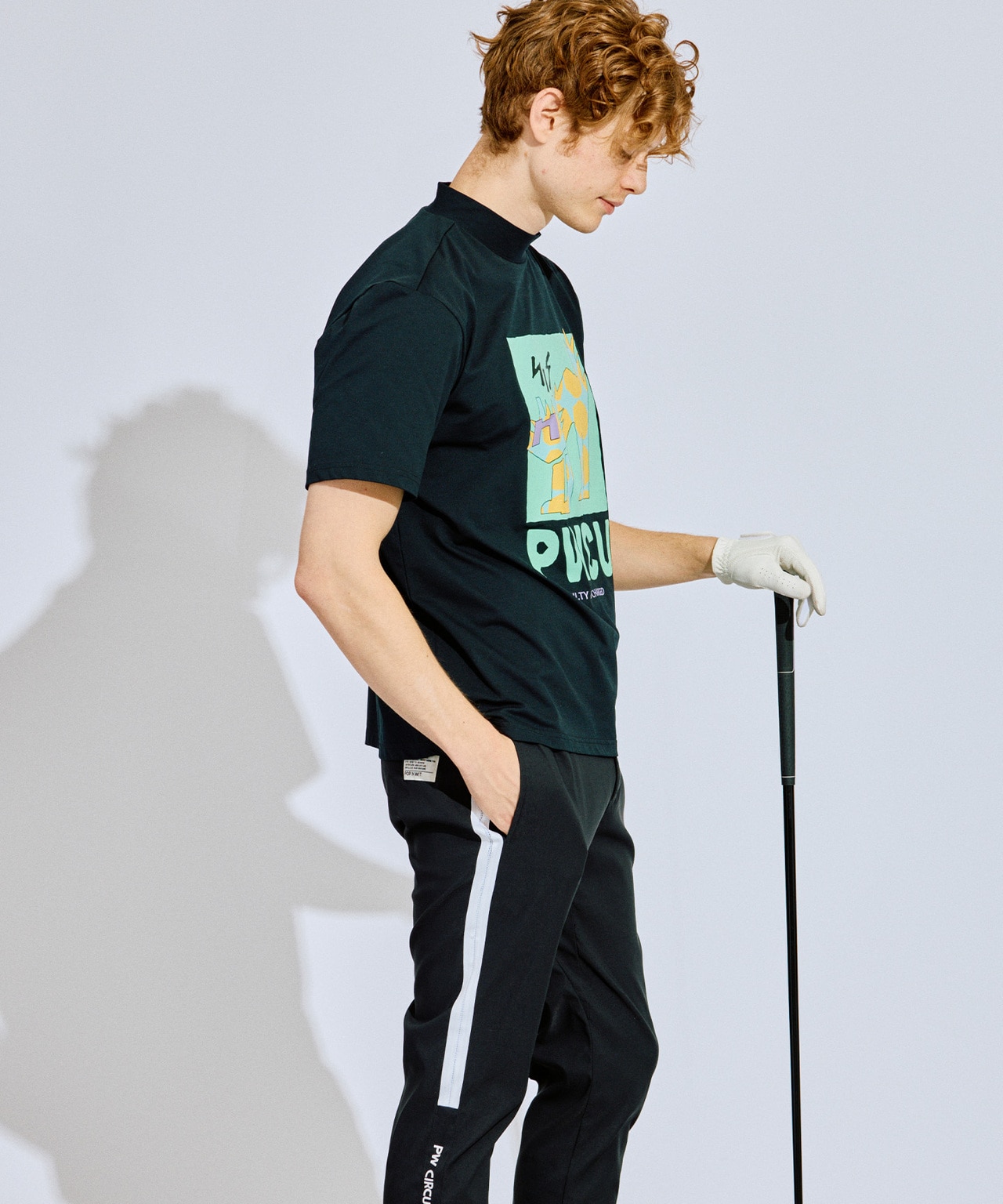 PWCIRCULUS,ピーダブ,PW,ゴルフウエア,モックネック,おススメ,MENS,2025春夏,新作ウエア,グラフィックT