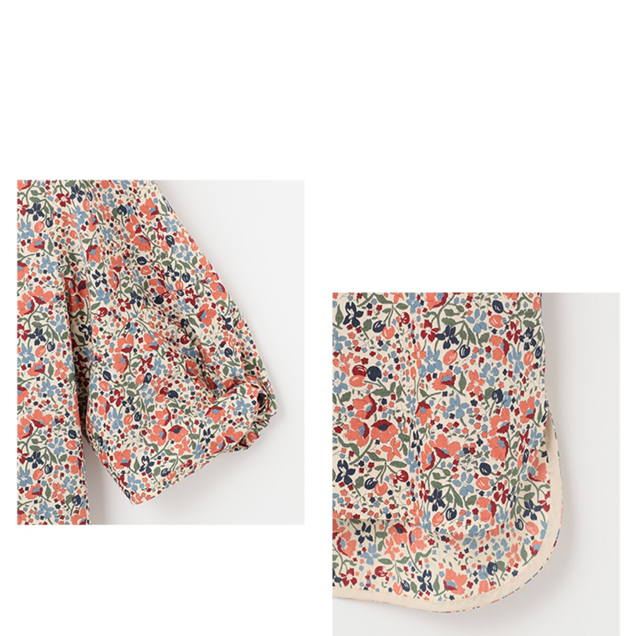 LIBERTY スタンドカラーブラウス