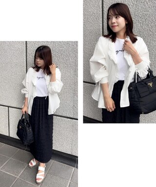 【洗える】フリルシャツ ブラウス