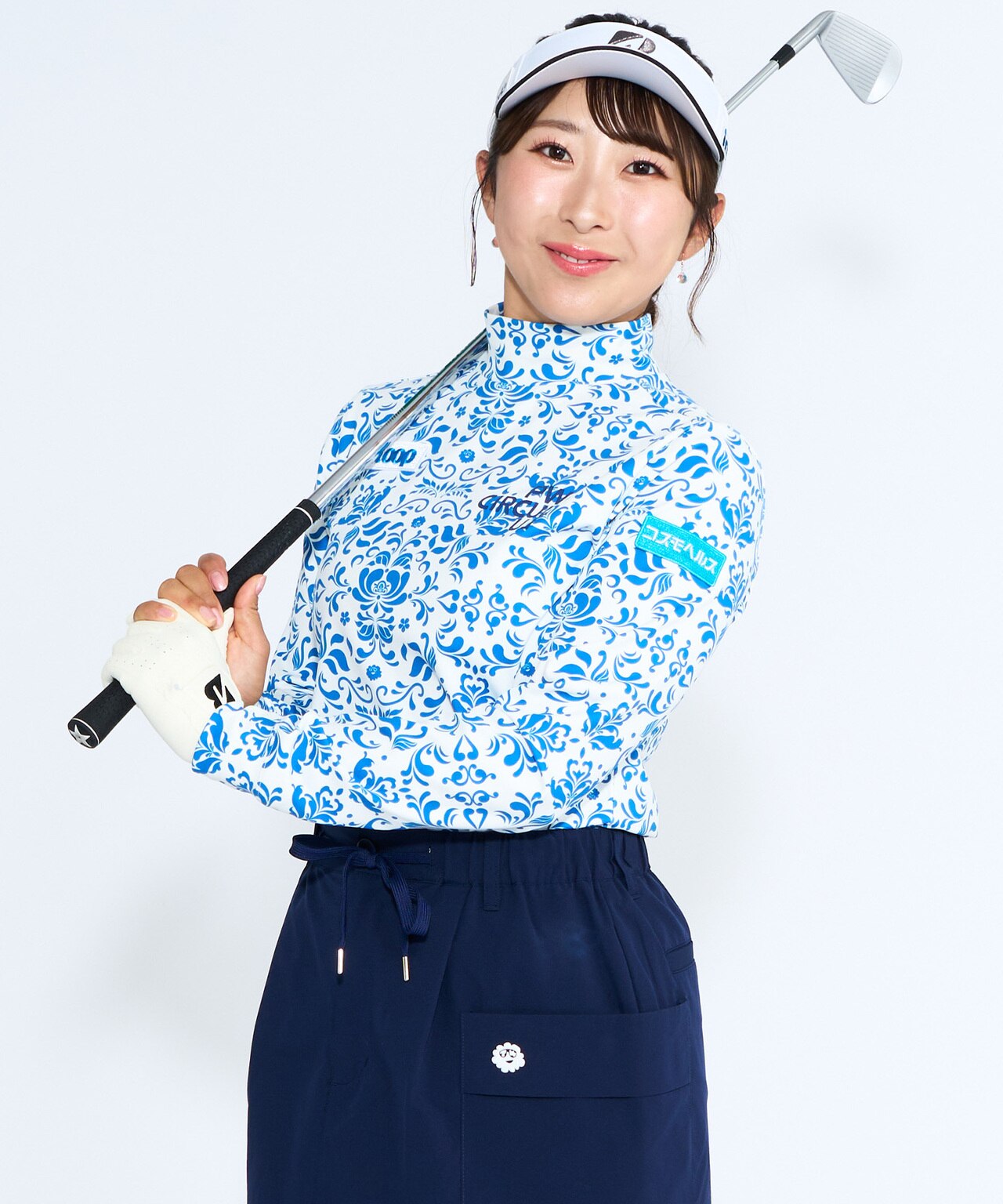 ゴルフ,秋ゴルフ,PWCIRCULUS,ピーダブ,PW,ゴルフウェア,レディース,メンズ,Ladies,mens,永嶋花音,キャラクター,ラウンドスタイル05