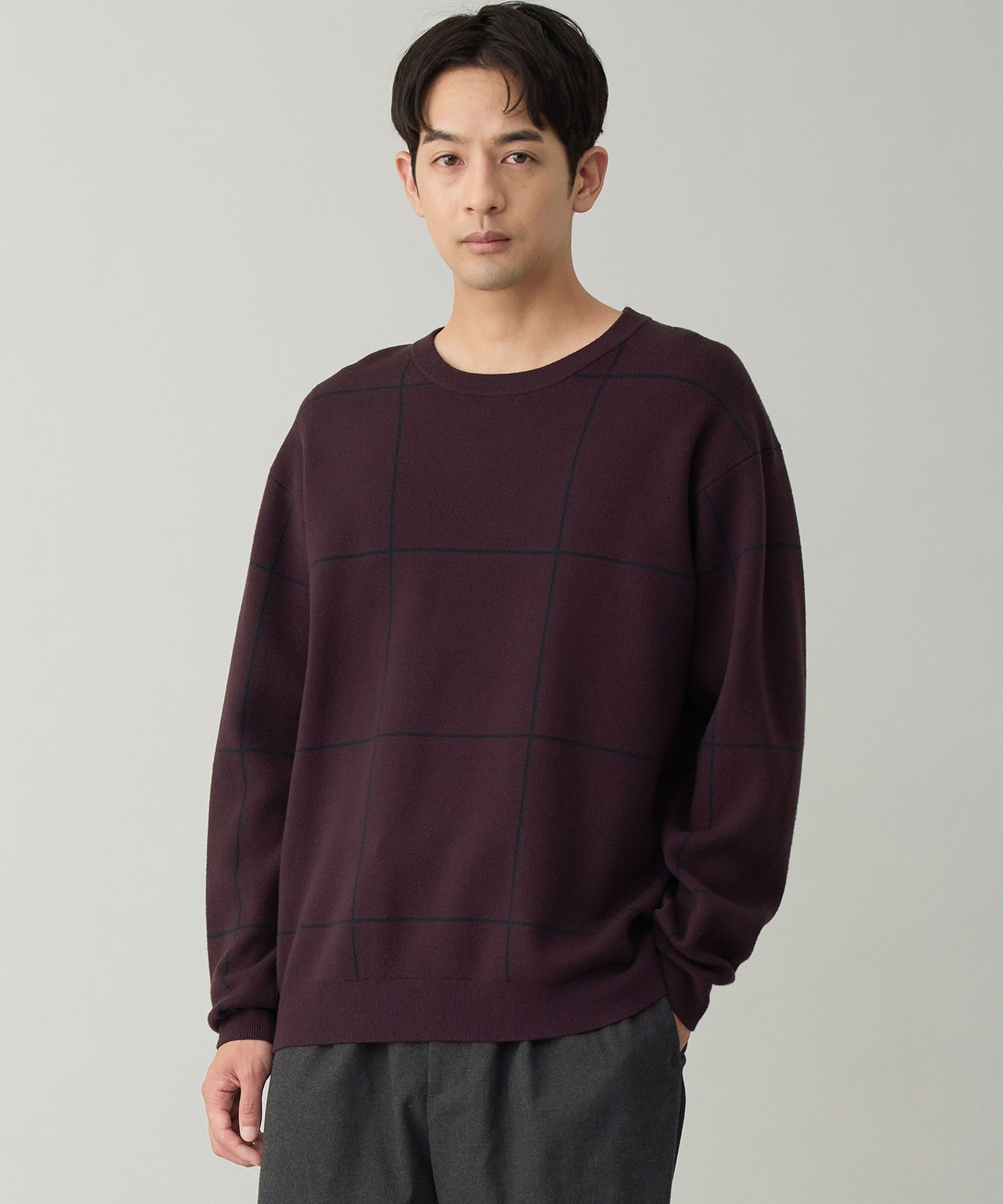 スムースシルキーニット 柄