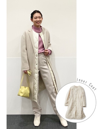 【Sサイズ有・洗える】ライトキルト 中綿コート (検索番号:JJ24)