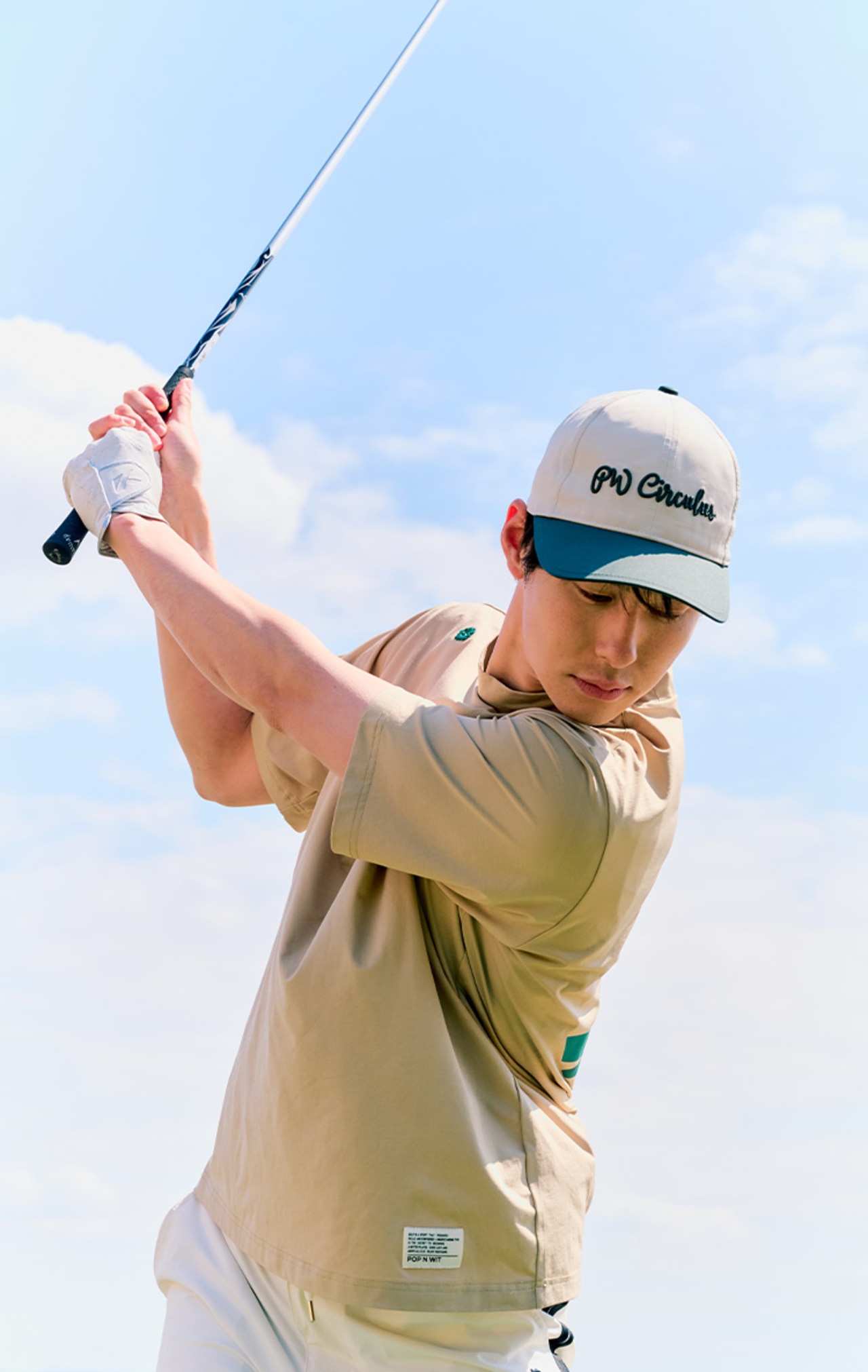 PWCIRCULUS,ピーダブ,PW,ゴルフウェア,ゴルフトップス,モックネック,MENS,2026春夏,新作ウェア,機能性