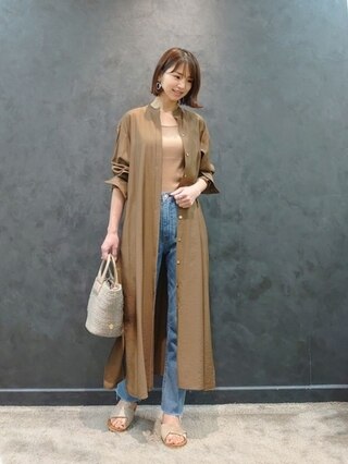 【中村アンさん着用】23区DENIMハイライズカットオフデニム