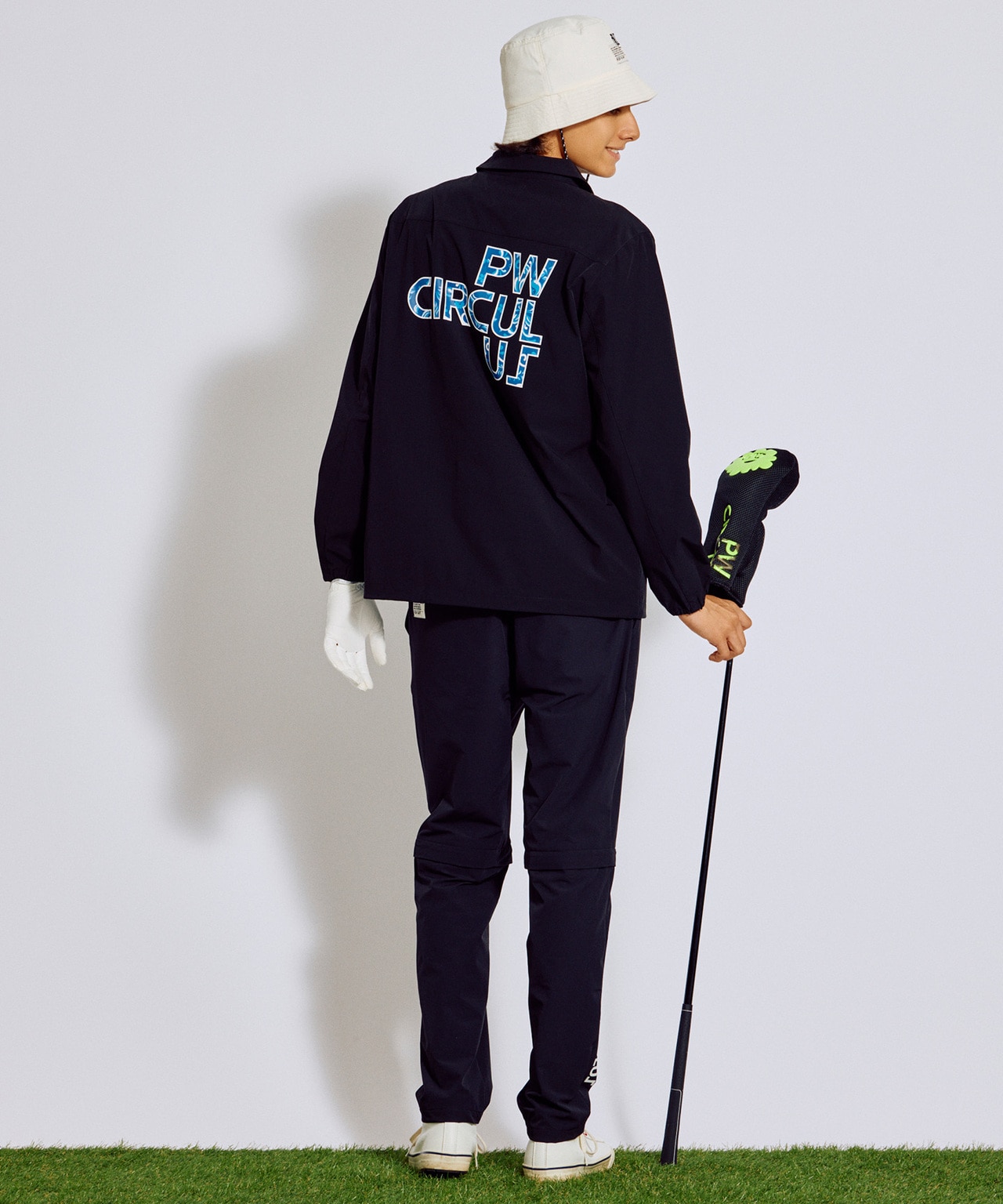 PWCIRCULUS,ピーダブ,PW,ゴルフウエア,MENS,ゴルフ,２WAY,寒暖差,気温24度,気温25度,気温26度,気温27度,PPPNGW0321