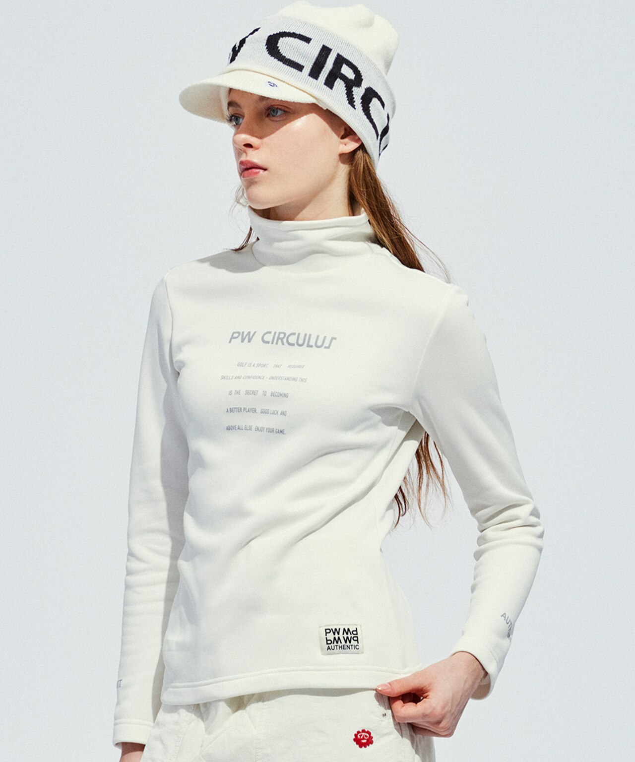 PWCIRCULUS,ピーダブ,PW,ゴルフウエア,おススメ,WOMENS,LADIES,裏起毛カットソー,ゴルフカットソー,クリスマスギフト,プレゼント選び,ゴルフプレー