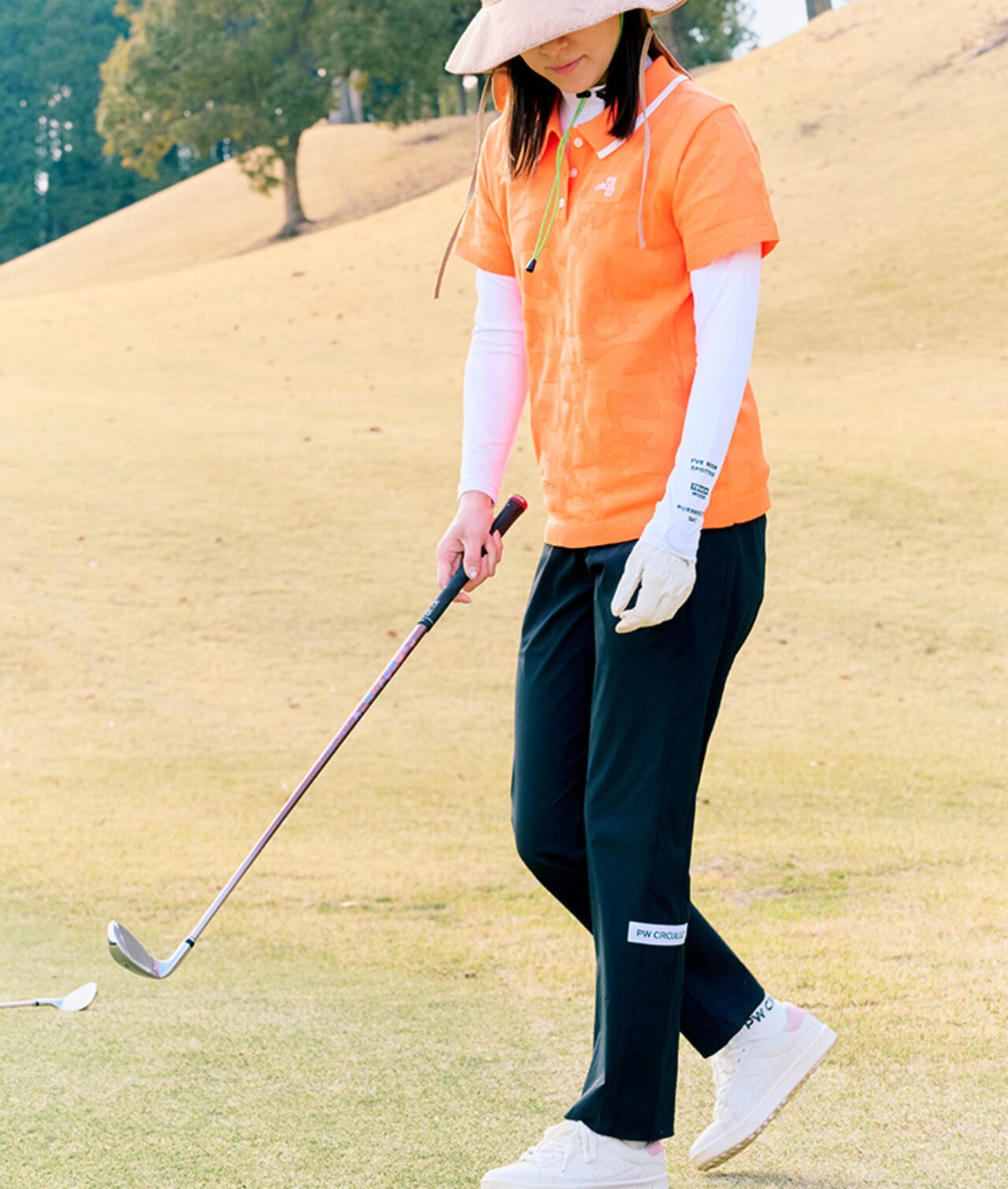PWCIRCULUS,ピーダブ,PW,ゴルフウェア,パンツ,ゴルフパンツ,ボトム,WOMENS,LADIES,2026春夏,新作ウェア,機能性,ベーシック,スレート,ゴルフ