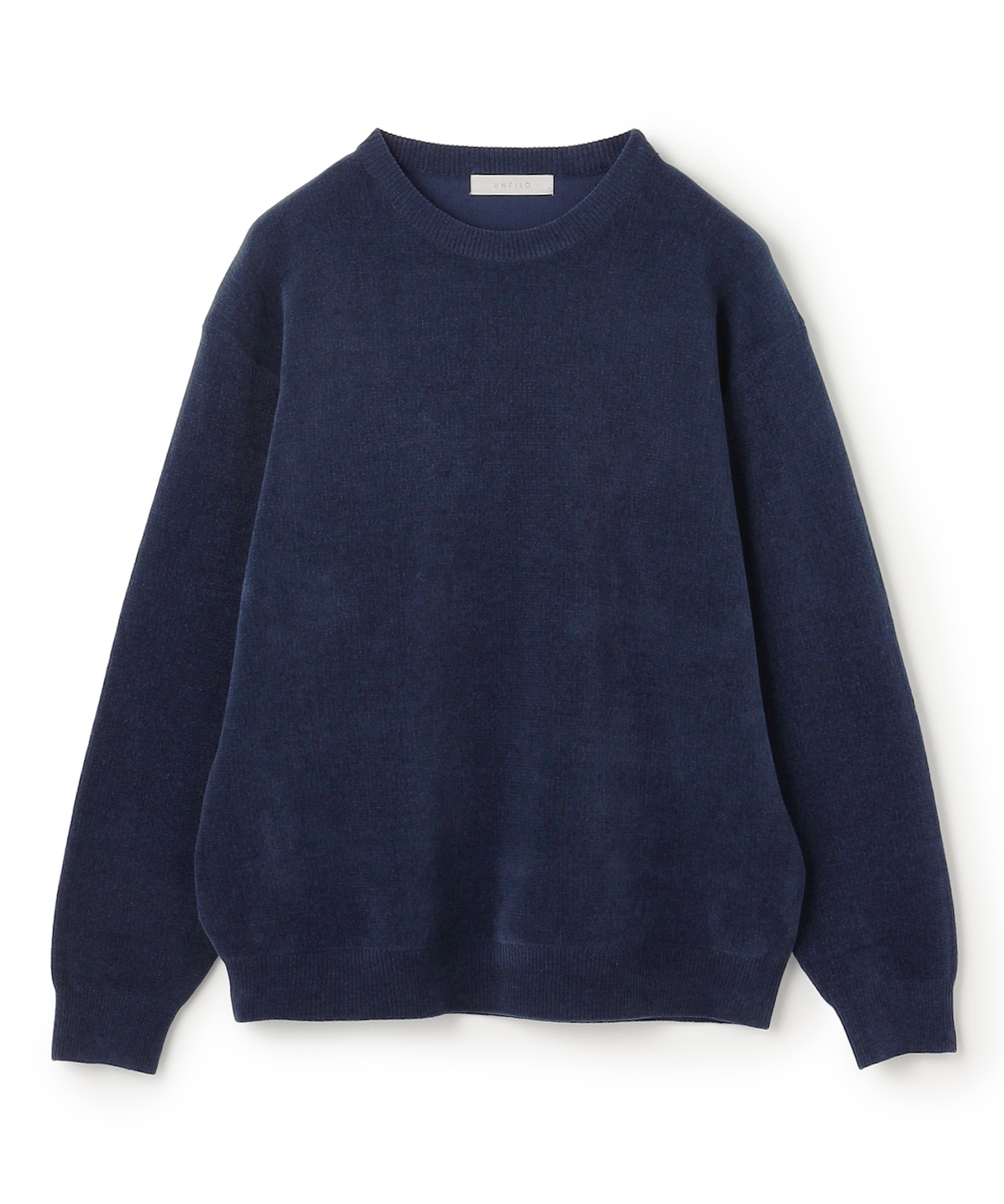 ライトモール ニット ネイビー(075)