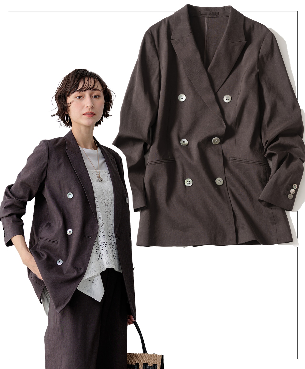 リネンジャケット