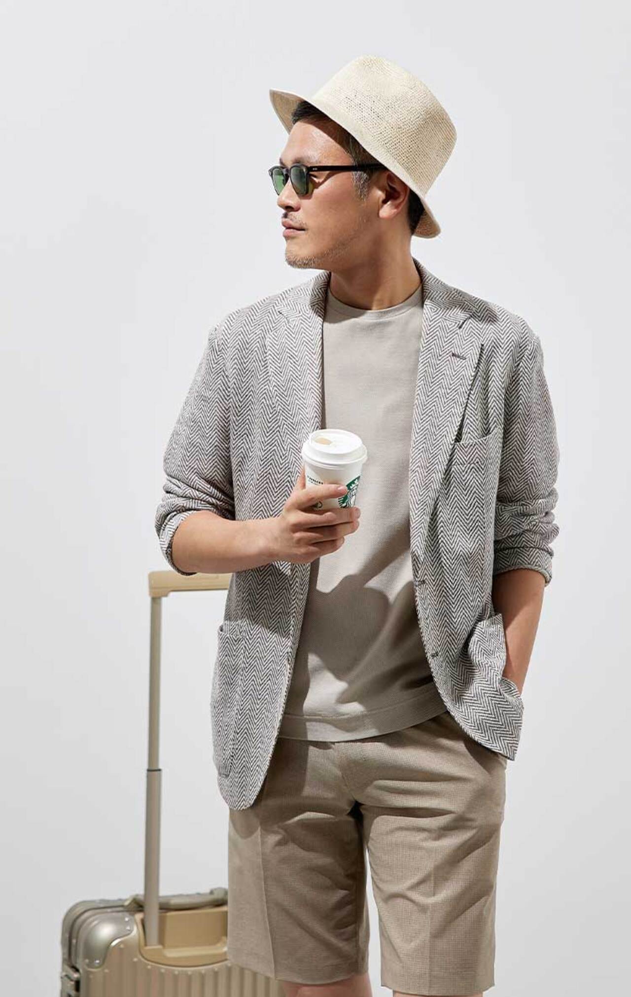 ジェイプレス ジョセフアブード 五大陸 ジョゼフオム 23区ゴルフ 防水 撥水 速乾 ドライタッチ 軽量 キャンプ 旅行 プール ジム サイクリング 名品 リモート服