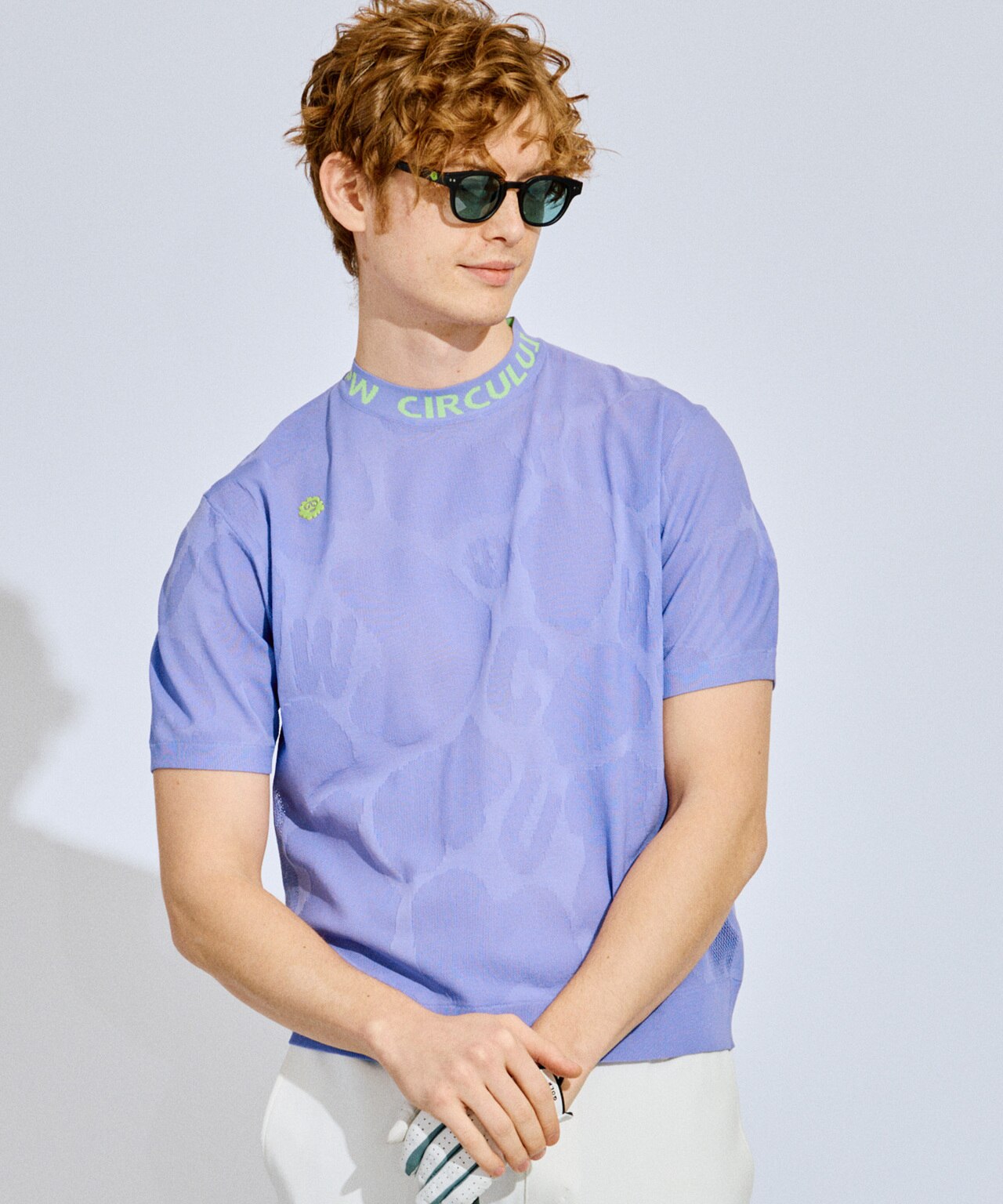PWCIRCULUS,ピーダブ,PW,ゴルフウエア,モックネック,おススメ,MENS,2025春夏,新作ウエア,ニットモック