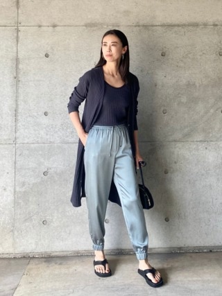 【ラウンジウェア】アイレットテレコ