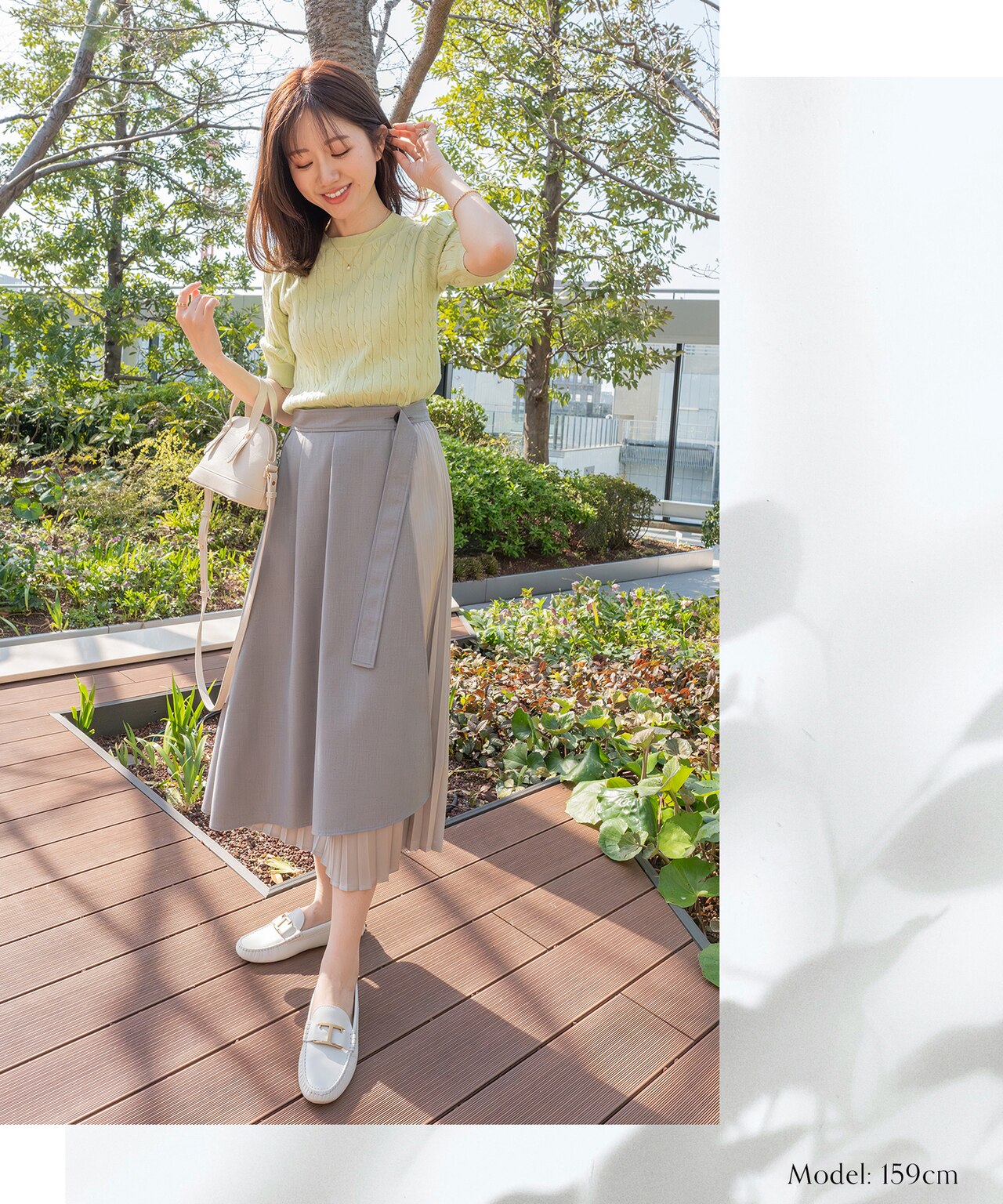 【洗える】カラーケーブル ニット